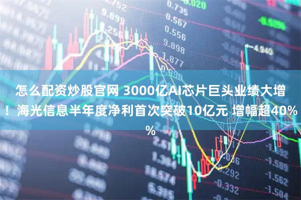 怎么配资炒股官网 3000亿AI芯片巨头业绩大增！海光信息半年度净利首次突破10亿元 增幅超40%